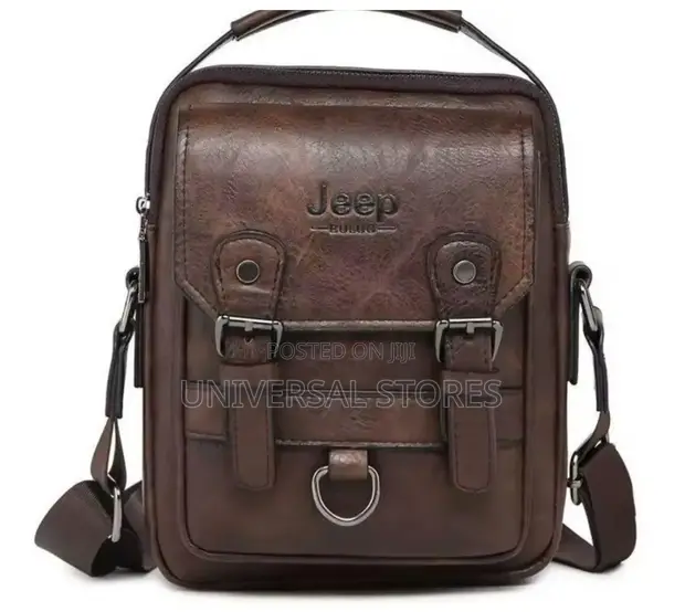 Jeep Buluo Men's Casual Leather Messenger Bag - 1