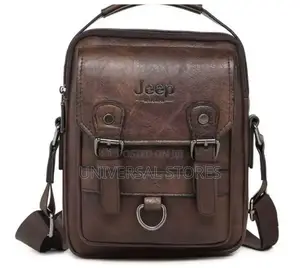 Jeep Buluo Men's Casual Leather Messenger Bag