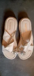 Women's Beige Casual Sandals - Size 42 - 1