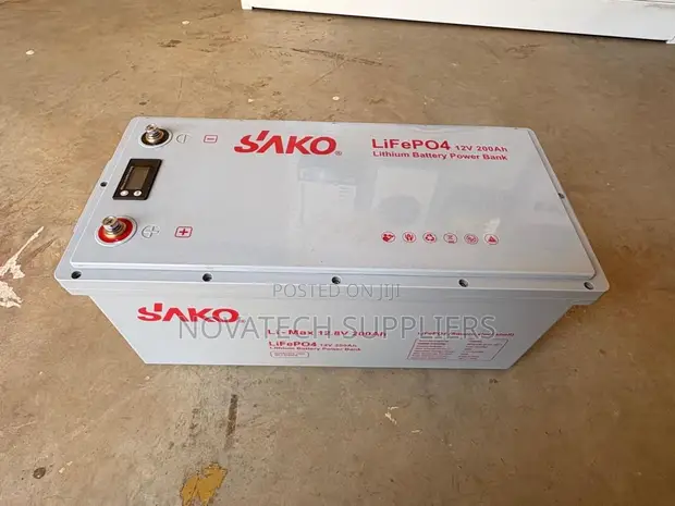 SAKO 12V 200Ah Lithium Solar Battery 2560Wh - 1