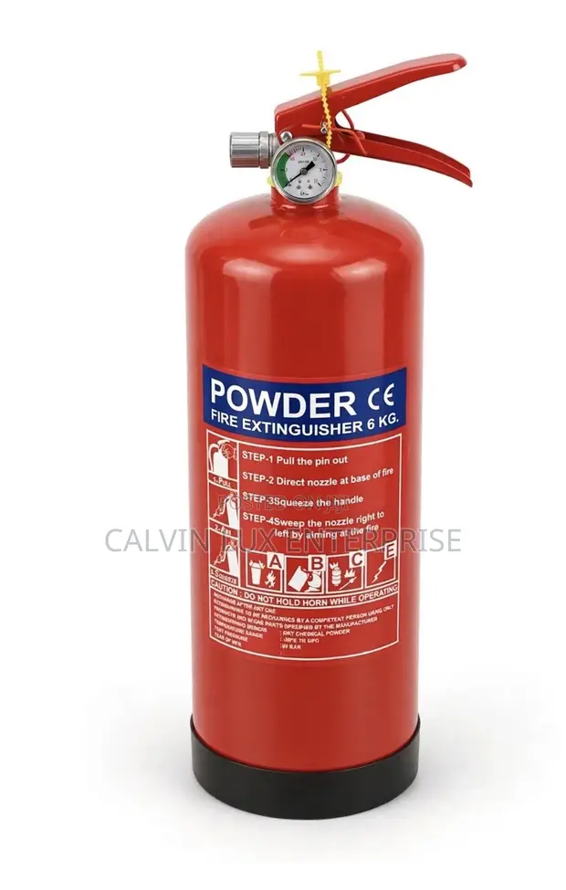 6kg Dry Chemical Powder Fire Extinguisher - 1