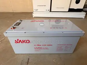 SAKO 2.56kWh 12.8V 200Ah LiFePO4 Battery - 150A Discharge
