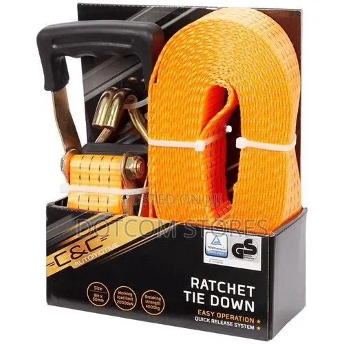 Ratchet Tie Down Strap/Cargo Belt - 10 Metres - 1