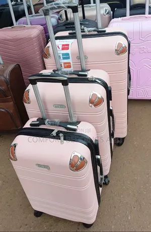 Early Bird Plastic Suitcase Set - Peach