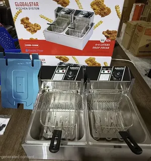 Globalstar GS-82A Double Deep Fryer - 6L + 6L Electric