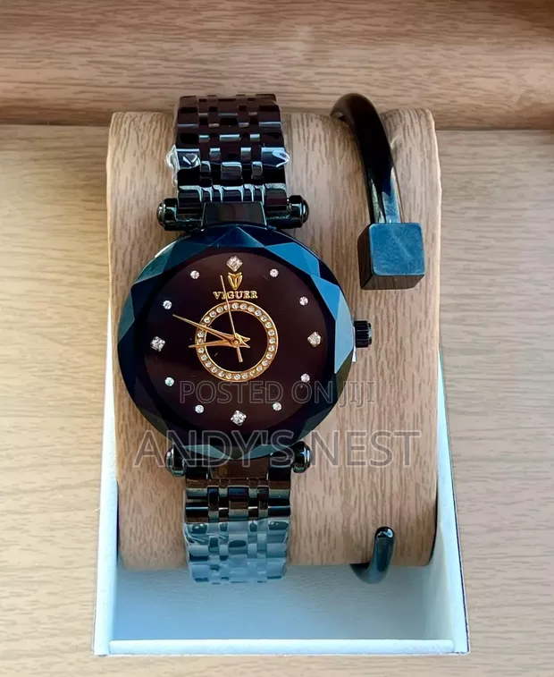 Viguer Women's Watch with Bangle - 1