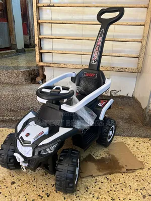 Rechargeable Push Car with Remote - White