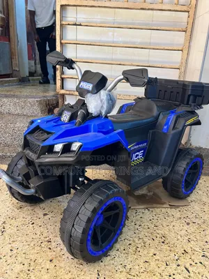 Kids' Quad Motorbike - Blue (1-12 Years)