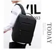 Laptop Backpack with USB Port - Black - 3