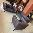 Simple Leather Sofa Set - Senana Hypermarket - 2