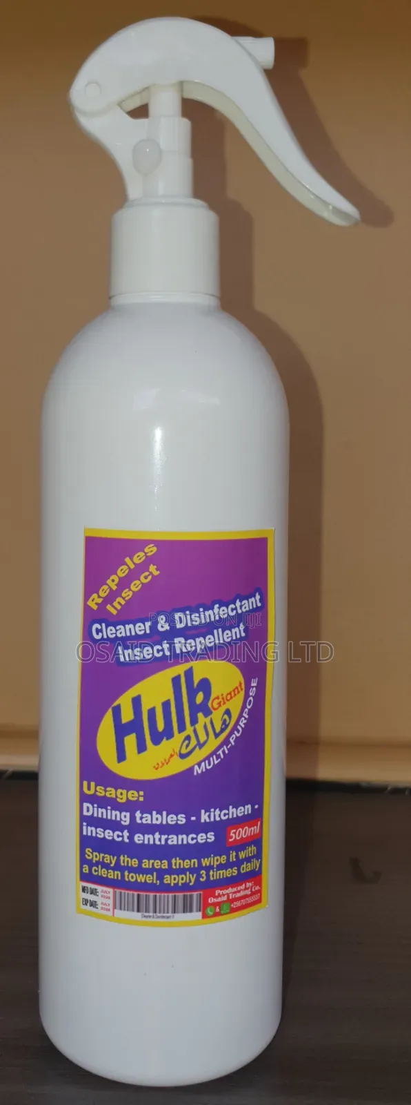 Table Cleaner & Sterilizer Spray - 1