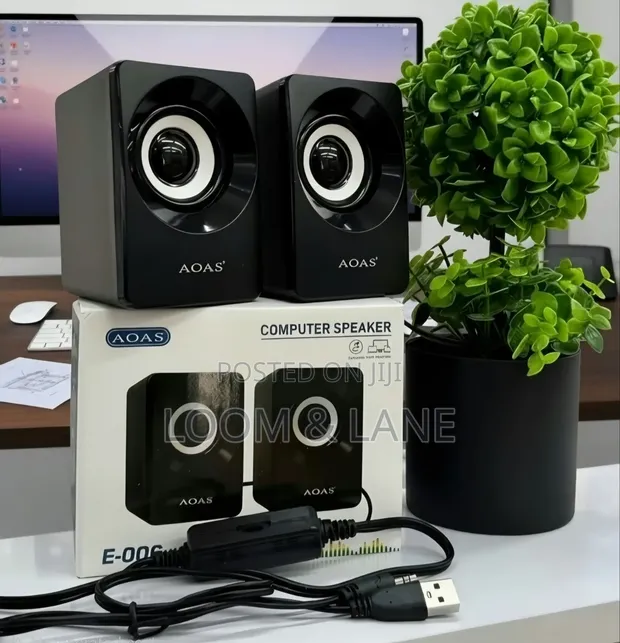 AOAS E-006 USB 2.0 Computer Speakers - 1