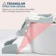 Baby Toilet Ladder 3-in-1 - Grey - 5