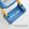 Baby Toilet Ladder 3 in 1 - Blue/Yellow - 5