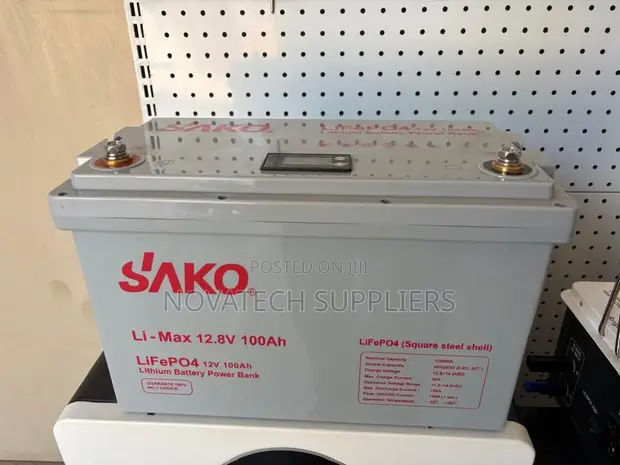 SAKO 12.8V 100Ah LiFePO4 Lithium Solar Battery - 1