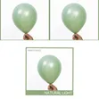 Pearl Light Green Balloons (100pcs, 12 Inch) - 2