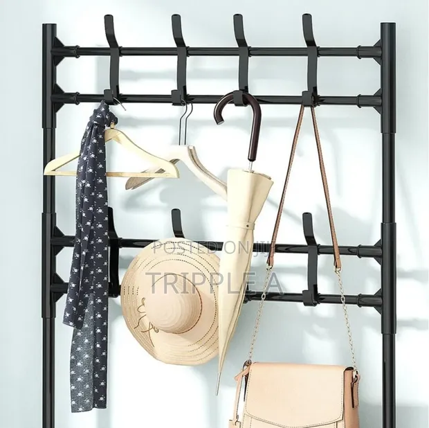 Multifunctional Hat and Coat Shoe Rack - 1