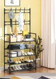 Multifunctional Hat and Coat Shoe Rack - 2