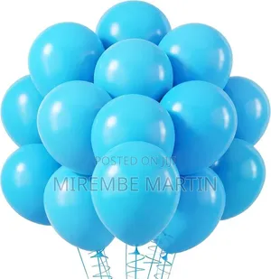 100pcs 12 Inch Light Blue Latex Balloons