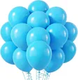 100pcs 12 Inch Light Blue Latex Balloons - 1