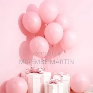 12 Inch Baby Pink Latex Party Balloons (Helium Quality)