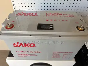 SAKO 12V 100Ah LiFePO4 Battery - 90% DoD & 100A Discharge