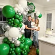 100 Pcs Dark Green Latex Party Balloons (12 Inch) - 1