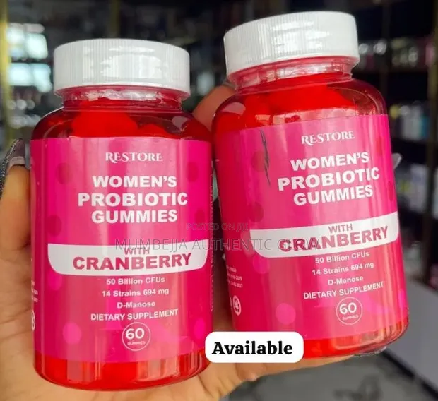 Women's Probiotic Gummies with Cranberry - Restore - 1