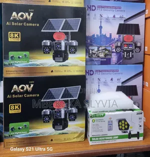 AI Solar PTZ Camera - 4G, Full HD, 2-Way Audio