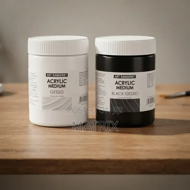 Art Rangers Black Gesso 500ml Acrylic Medium - 1