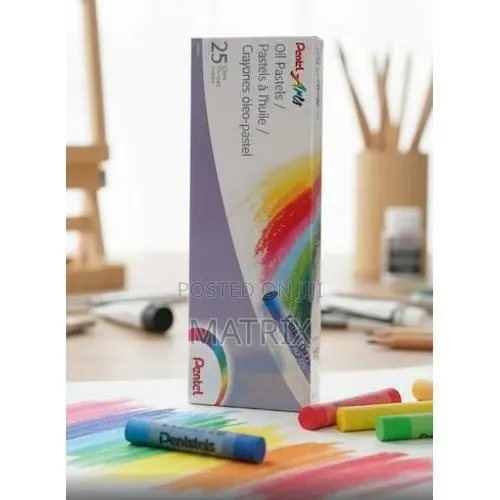 Pentel Arts Oil Pastels - 25 Assorted Colors - 1