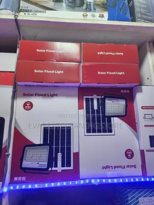 100W Solar Flood Light Set