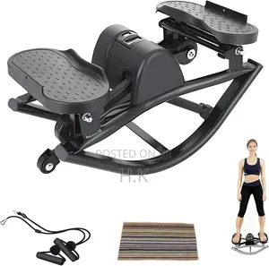 King Lateral Rocking Fitness Stepper - Home Workout Machine