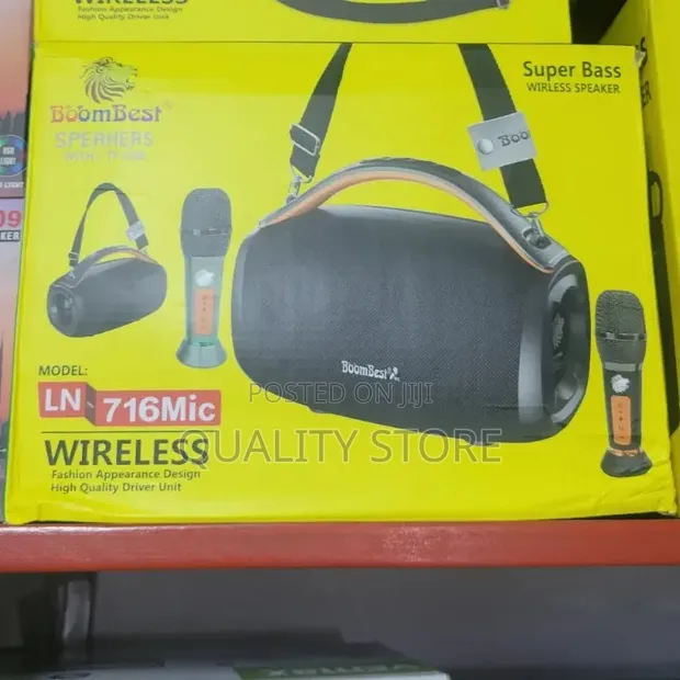 BoomBest LN-716BT Super Bass Wireless Speaker with Mic - 1