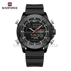 Naviforce Titan Black NF9253T Analog-Digital Sports Watch