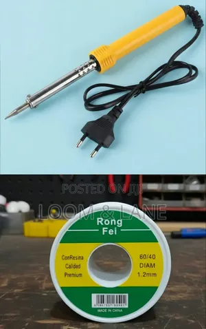 2-in-1 Electric Soldering Iron with Solder Wire