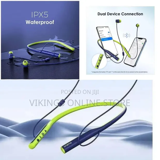 Oraimo Necklace 4 Bluetooth Neckband Wireless Earphones (OEB-E50D) - 1