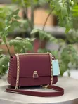 Chris Bella Ladies Handbag - Black & Nude - 4