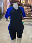 Women's Short Sleeve One-Piece Swimsuit - 1
