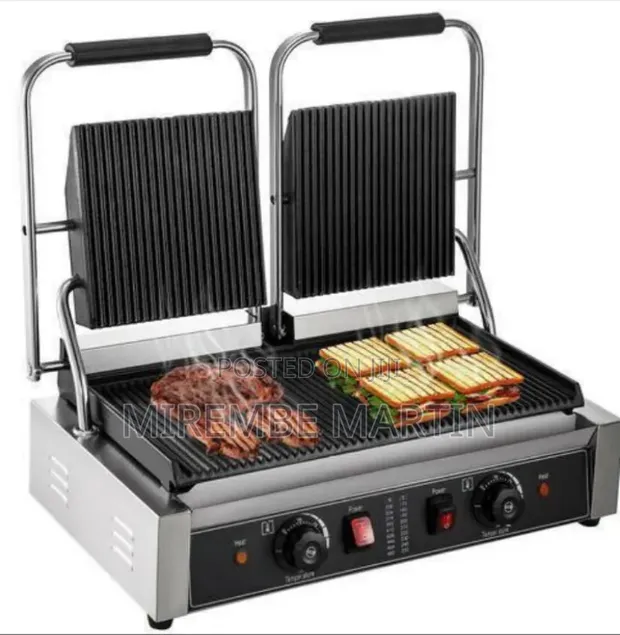Commercial Double Contact Grill / Panini Press - 1