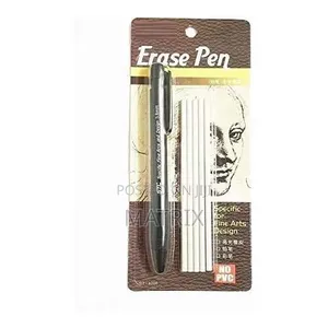 Erase Pen + 5 Erasers for Artists