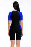Women's One-Piece Short Sleeve Swimming Costume - 2