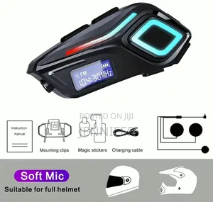 Motorcycle Helmet Wireless Earphone with FM Radio