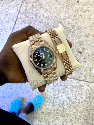 Ladies Rolex Watch with Bangle