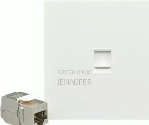 CAT8/CAT7 RJ45 Wall Panel Socket