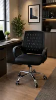 Executive Mesh Office Chair - Black - 1