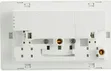 2-Gang Universal Switched Wall Socket with USB Ports - 2