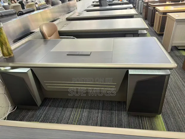 1.6m Vintage Office Table - 1