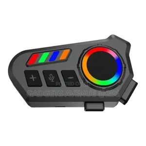 Helmet Wireless Earphone with RGB Lighting