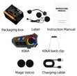 Helmet Wireless Earphone with RGB Lighting - 3
